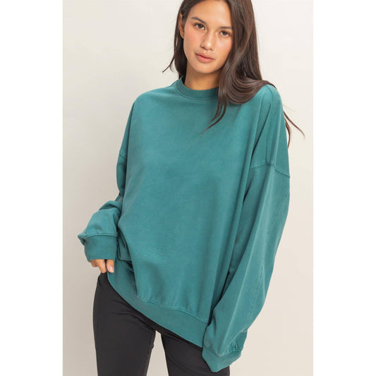 Ribbed Crew II Green