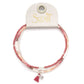 Simply Chic Bracelet Trio I Blush & Silver