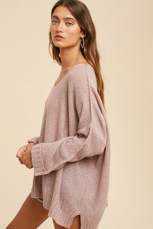 Lightweight Textured Sweater