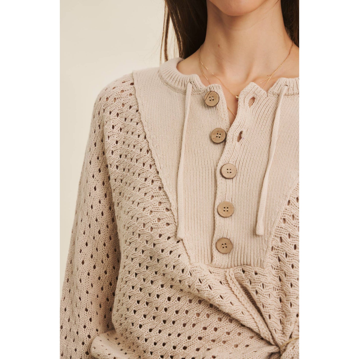 Textured Dolman Sweater