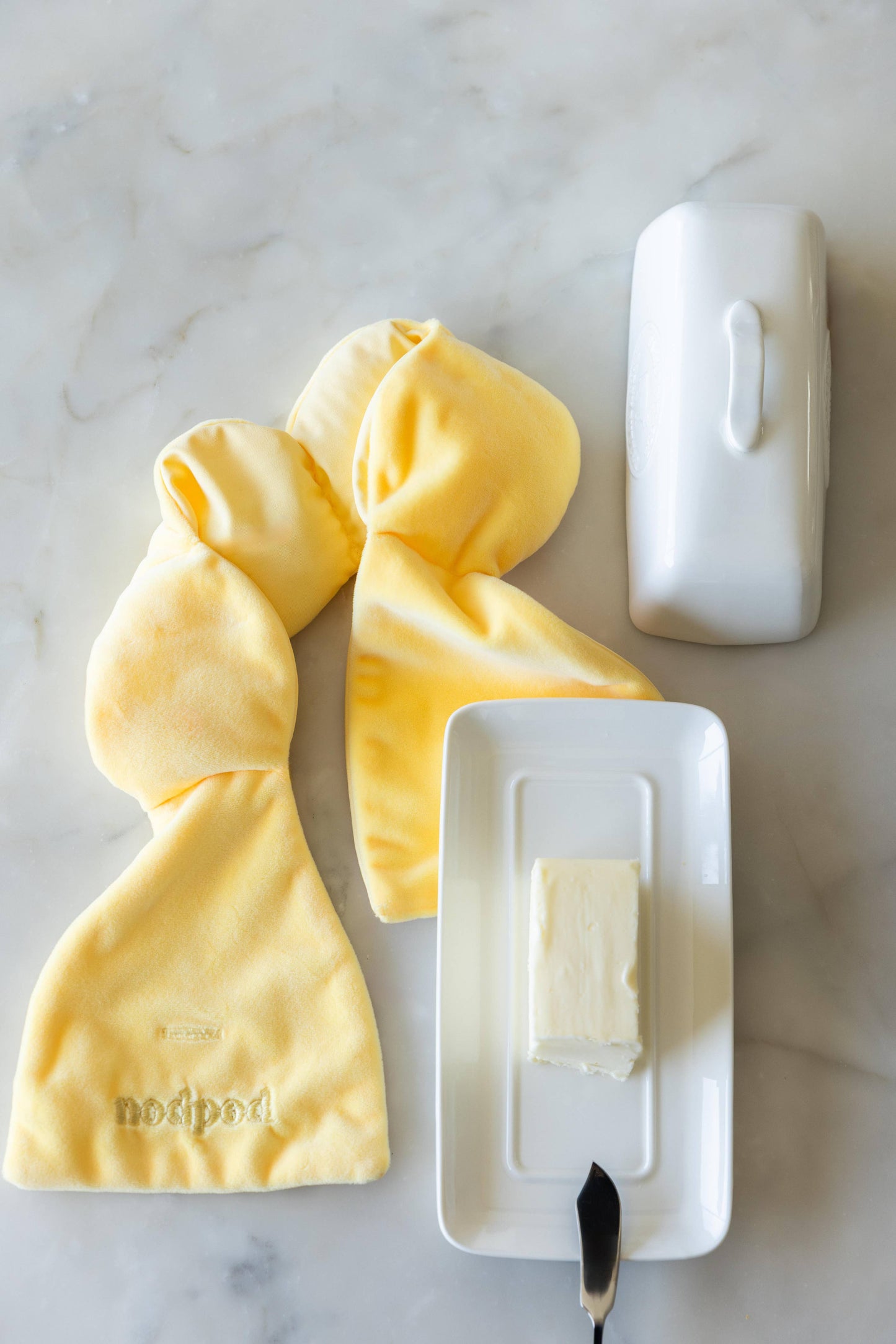 Butter Yellow Weighted Sleep Mask - Eye Mask