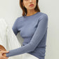 Slate Basic Ribbed Top