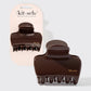 Brown Cloud Claw Clip