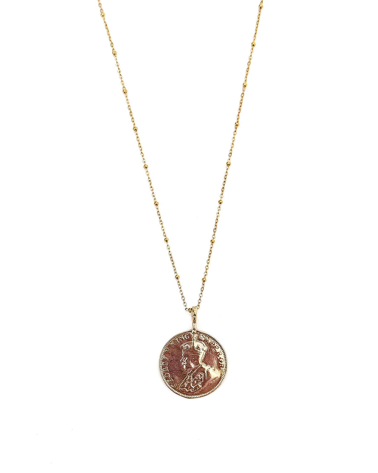 Leona Gold Coin Necklace