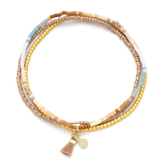 Simply Chic Bracelet Trio I Desert & Gold