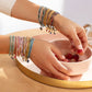 Simply Chic Bracelet Trio I Blush & Silver