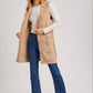 Teddy Knit Longline Vest
