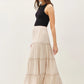 Tiered Maxi Skirt