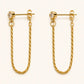 Lucinda Chain Drop Studs