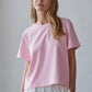 Everyday Essential Cotton Tee I Pink