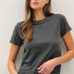 Charcoal Acid Wash Tee