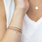 Simply Chic Bracelet Trio I Blush & Gold