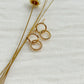 Gold Infinity Studs