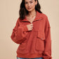 Contrast Fleece 1/4 Zip Pullover