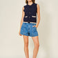 Medium Wash Denim Shorts
