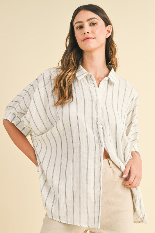 Coastal Breeze Stripe Top