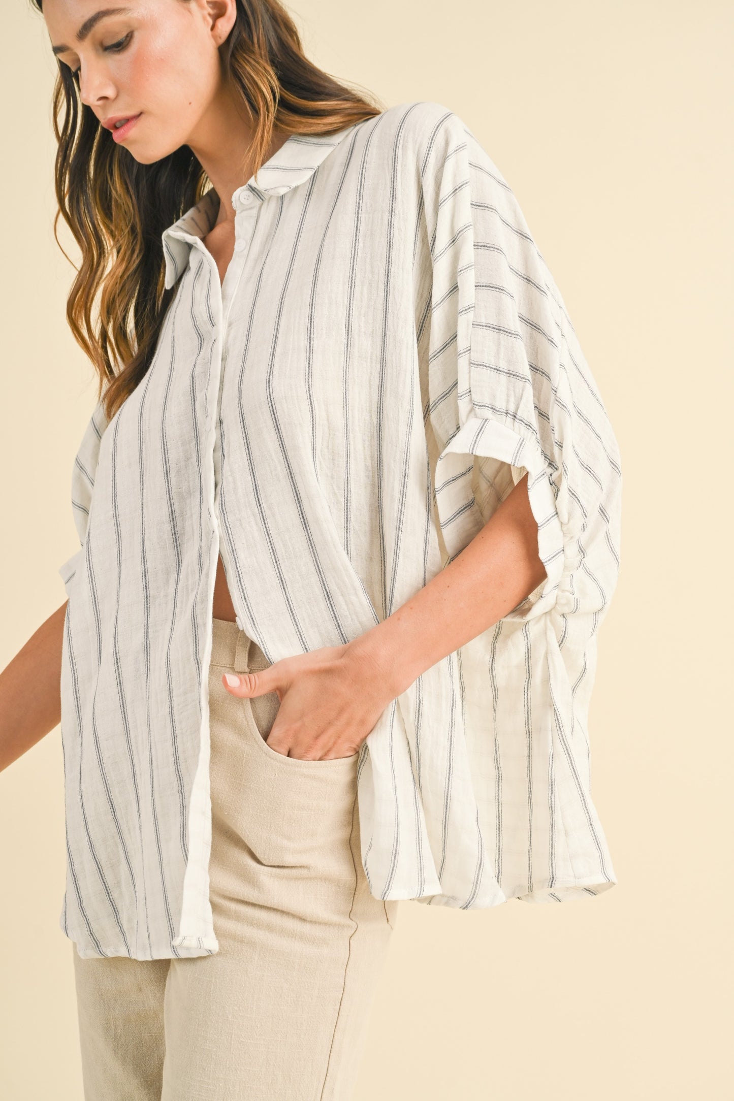 Coastal Breeze Stripe Top