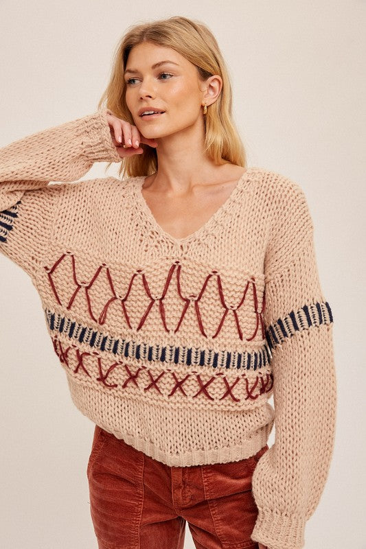 Chunky Yarn Sweater