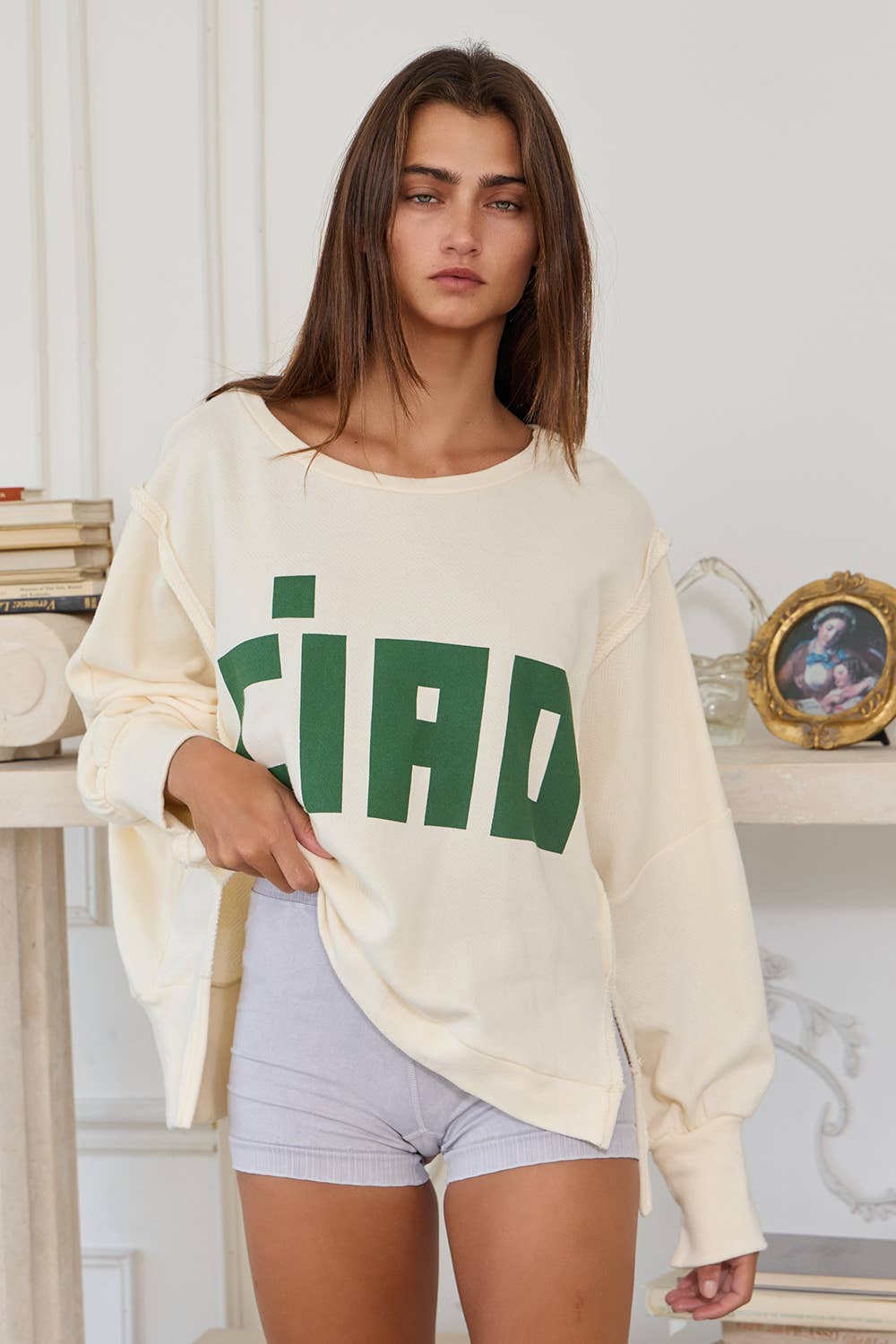 Ciao Relaxed Terry Top