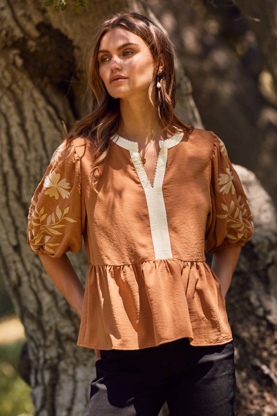 Floral Print Blouse