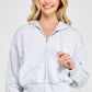 Heather Gray Zip Up
