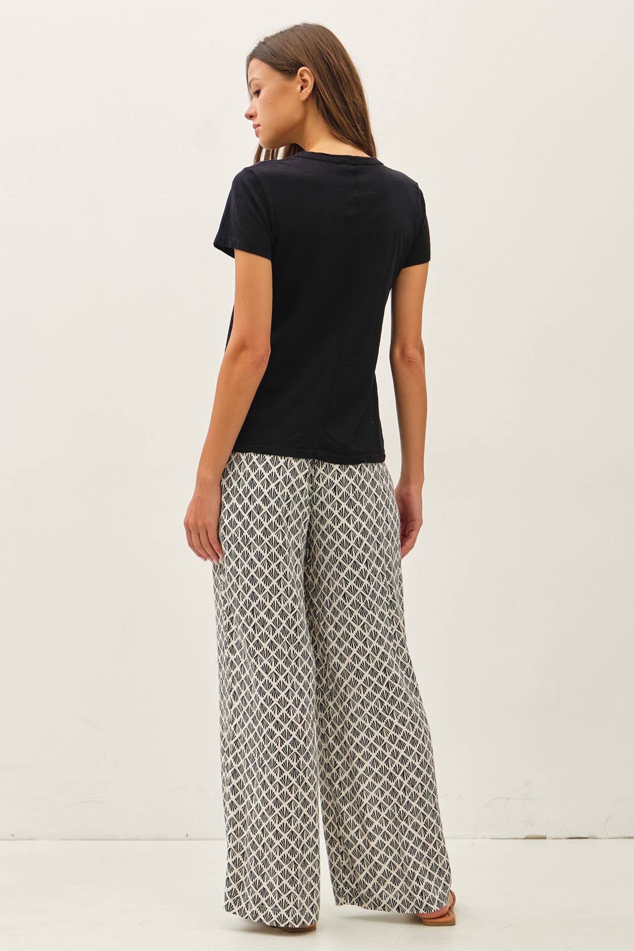 Charcoal Blue Basic Tee