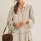 Romantic Toile Mini Dress