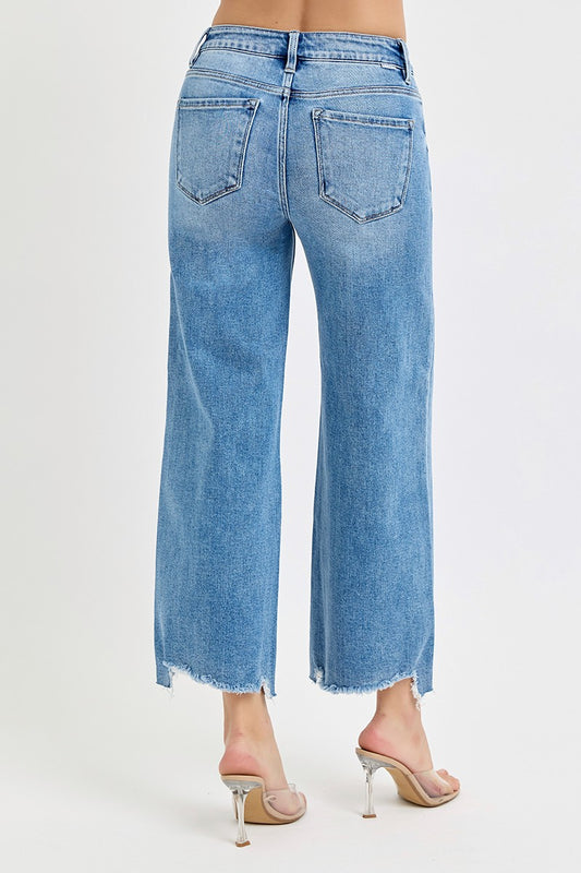 High Rise Crop Jeans