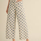 Polka Dot Wide Leg Pants