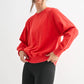 Mineral Wash Lace Pullover