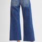 Mid Rise Crop Wide Jean