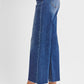 Mid Rise Crop Wide Jean