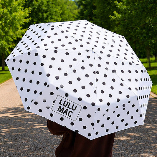 White Polka Dot Umbrella
