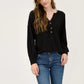 V Neck Long Sleeve Top