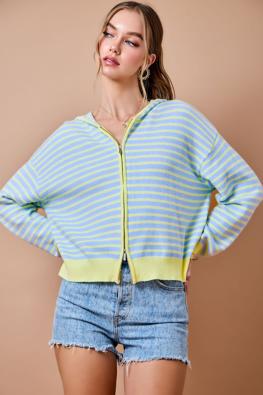 Lemonade Stripe Cardigan