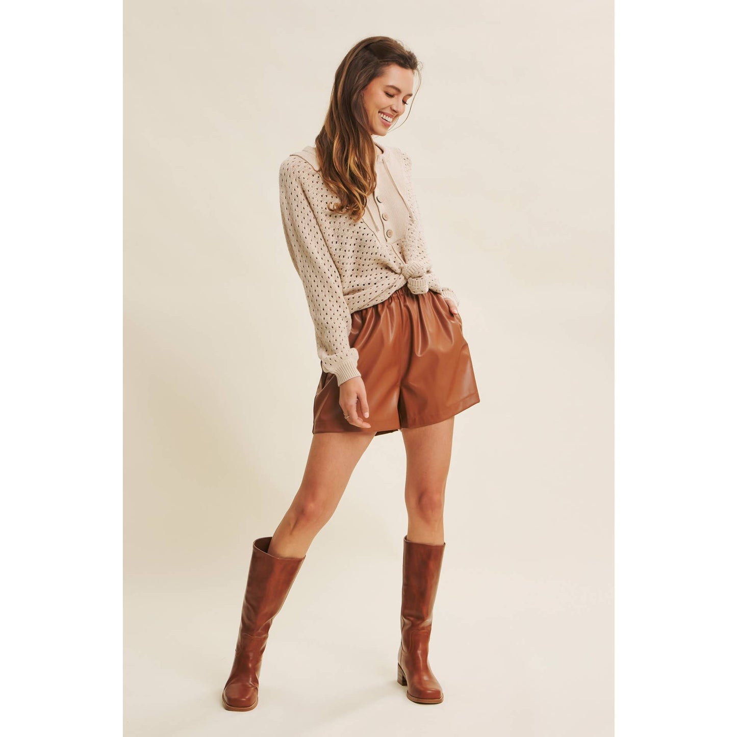 Textured Dolman Sweater