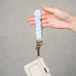 Sky Blue Gingham Keychain