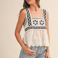 Crochet Babydoll Tank