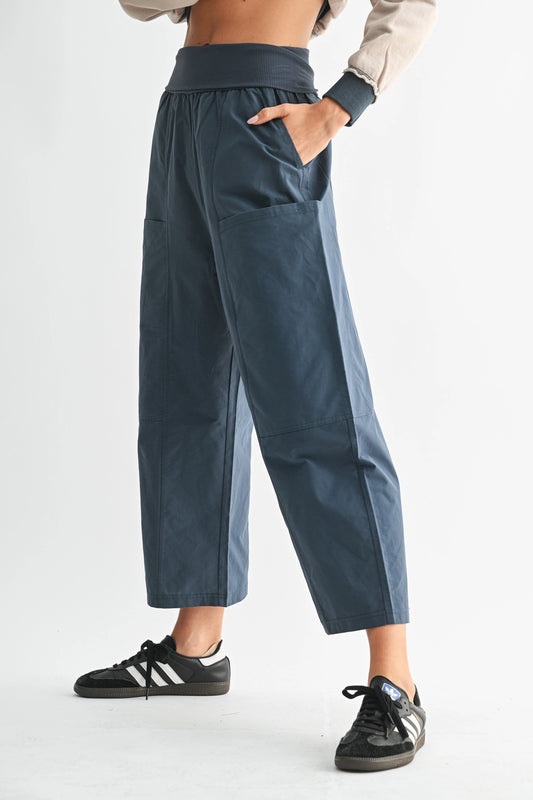 Wide Leg Cropped Pants