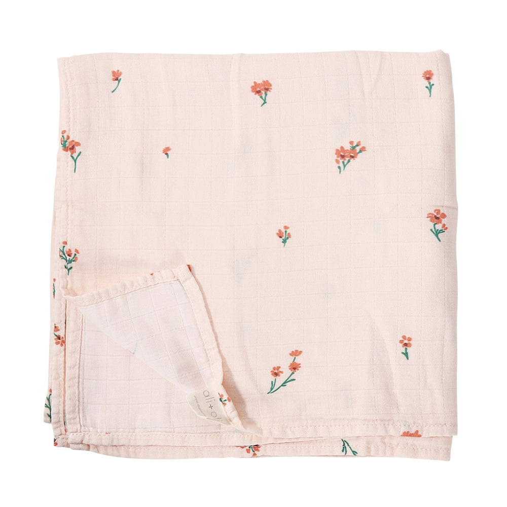 Petite Floral Swaddle