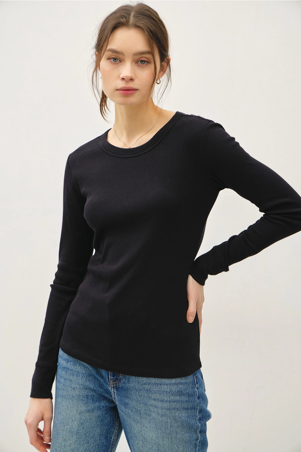 Ribbed Essential Tee