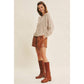 Textured Dolman Sweater