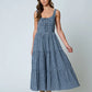Plaid Contrast Stitch Dress