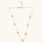 Mini White Flora Necklace
