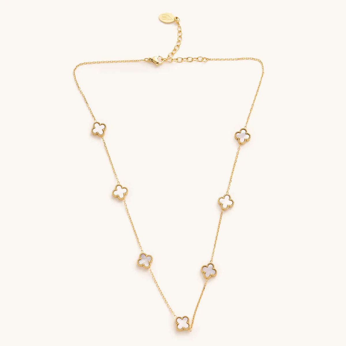 Mini White Flora Necklace