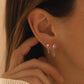 Noelle Chain Wrap Earrings
