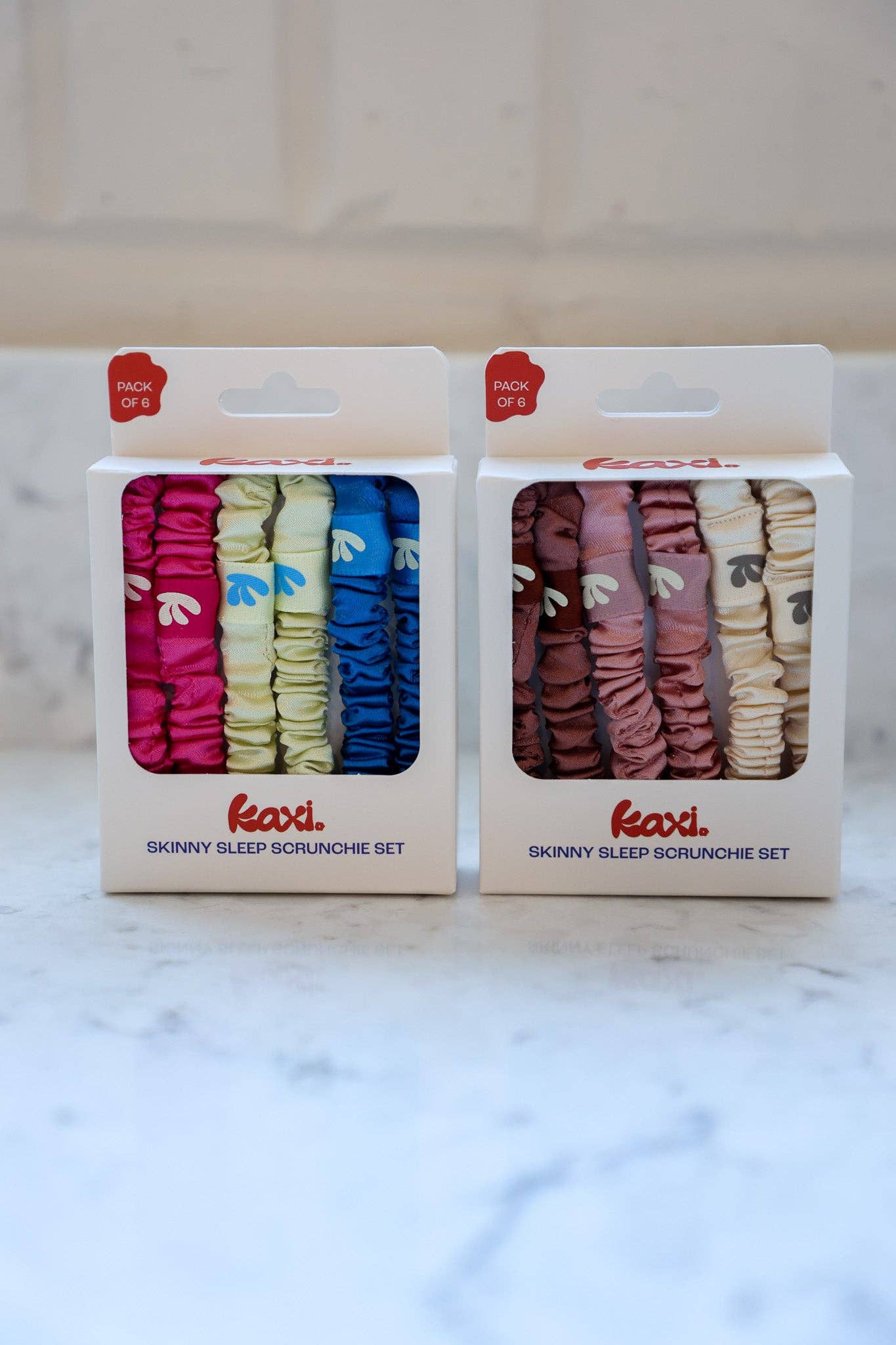 SKINNY SATIN SLEEP SCRUNCHIE SET: COLORED PACK