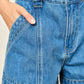 Medium Wash Denim Shorts