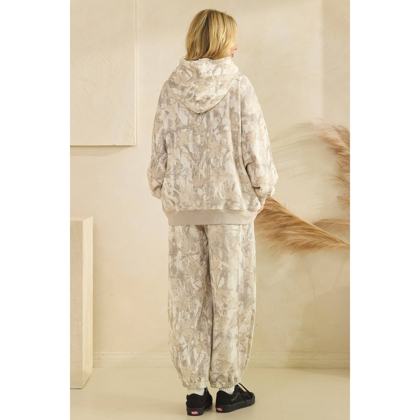 Sunday Hoodie I Coral Combo