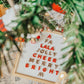 1" 200pc Faux Wood Dark Walnut Magnetic Letters